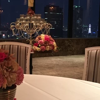 披露宴会場からの景色