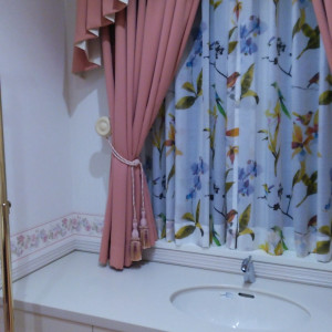 控え室に洗面もあります|433821さんのKASANE MATSUE（カサネマツエ｜旧ローズガーデン松江）の写真(338895)