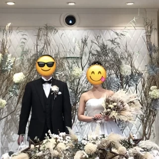 衣装もお花もオシャレ