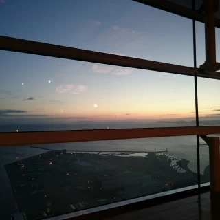 会場からの夜景