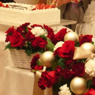 クリスマス仕様の高砂
