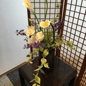 ロビーの装花です|436509さんの博多サンヒルズホテルの写真(410366)
