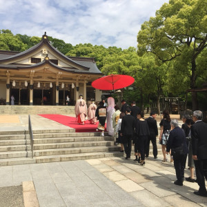 参進しているときの写真です。|437034さんの湊川神社 楠公会館の写真(619682)