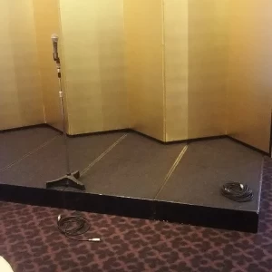金屏風があります。撮影時は披露宴のセッティングではありません|437449さんのホテルパークサイドの写真(363826)