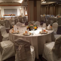 結婚式の披露宴会場のモデルルームです