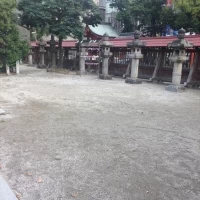 広い庭です
