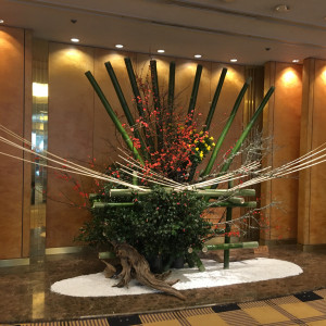 ロビー装花|438202さんのホテルグランドパレス（営業終了）の写真(358409)