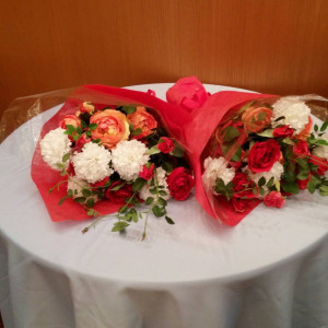 両親への花束です。|440037さんのホテル札幌ガーデンパレスの写真(367691)