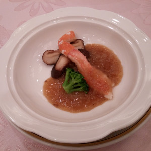 ズワイガニと椎茸のXOソース|440037さんのホテル札幌ガーデンパレスの写真(367707)
