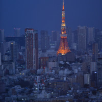 披露宴会場からは東京タワーが見えます