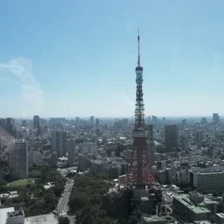 会場からの景色