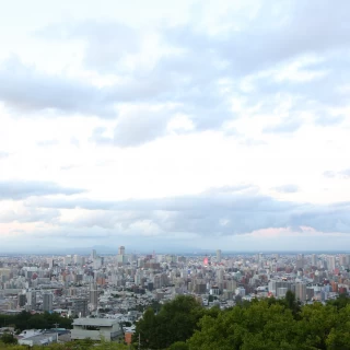 挙式後のテラスにて