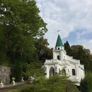 結婚式直前の頃の教会
