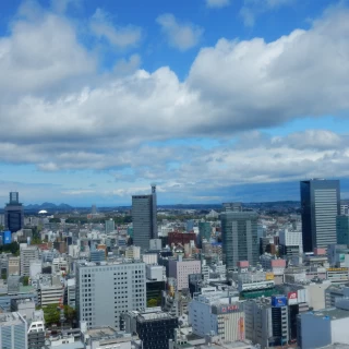 打合せコーナーからの眺めも良いです