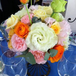 テーブルのお花|442340さんのオーベルジュ オー・ミラドーの写真(376625)
