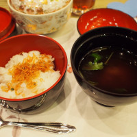 じゃこご飯 赤だし 香の物