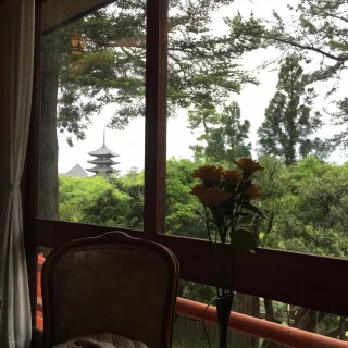 披露宴会場から見える景色