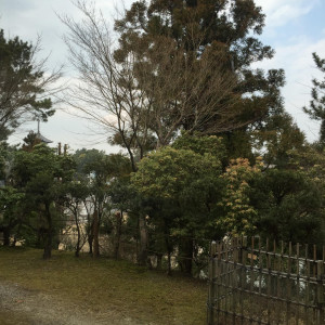 待合室から見える庭|443669さんの奈良ホテルの写真(378857)