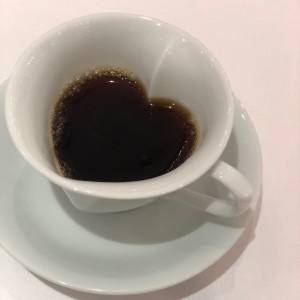 ハートのカップとコーヒー|444641さんの小さな結婚式 福岡店の写真(702226)