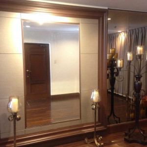 大きな鏡でドレス姿をチェックできます。|445008さんの京都センチュリーホテルの写真(387426)