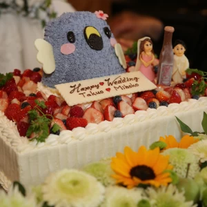 ごずっちょのウェディングケーキをオーダー|445747さんの五十嵐邸ガーデンの写真(391182)