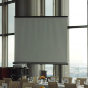 披露宴会場にあるスクリーン|445897さんのホテル京阪 ユニバーサル・タワー（ウエディング取扱終了）の写真(403280)