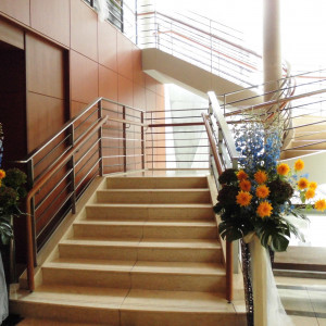 チャペルまでに行く螺旋階段|445897さんの都ホテル 京都八条の写真(394020)