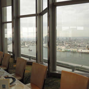 披露宴会場から見た眺望|445897さんのホテル京阪 ユニバーサル・タワー（ウエディング取扱終了）の写真(403271)