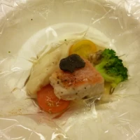 試食　金目鯛のパピヨット