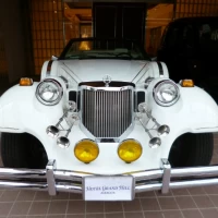 新郎新婦が乗れる車（晴れ用）