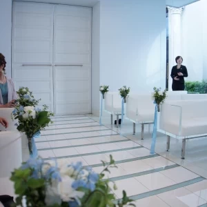 白いバージンロード|447741さんのガーデンクラブ迎賓館(四日市)（ウエディング取扱終了）の写真(406613)