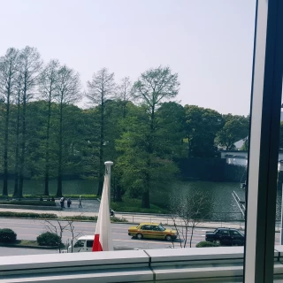 披露宴会場からの景色