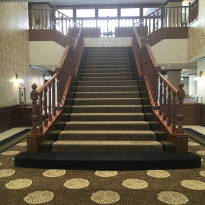 和の会場にぴったりな入り口の階段|449348さんの若宮の杜 迎賓館の写真(397072)