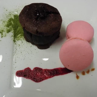 試食のデザート