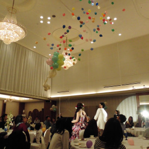 模擬披露宴の様子 バルーンスパーク|450491さんの岸和田グランドホールの写真(422702)