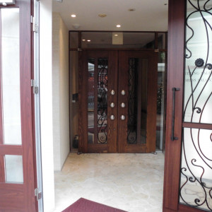 入口|450491さんの小さな結婚式 神戸モザイク店の写真(421370)