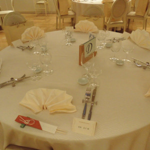 テーブルコーディネート|450491さんの神戸フルーツフラワーパーク ブライズハウスの写真(452062)