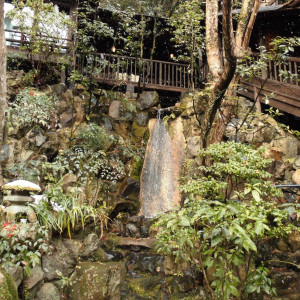 庭園の滝|450491さんの明治の森箕面 音羽山荘の写真(431739)