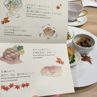 お料理の説明は手書きのイラスト入り