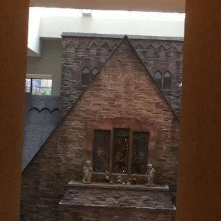 チャペルの外観も可愛い