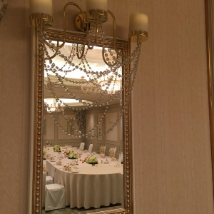 披露宴会場の鏡|452484さんのPalace Hotel Tachikawa（パレスホテル立川）（営業終了）の写真(407552)
