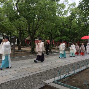 花嫁行列|453117さんの湊川神社 楠公会館の写真(411542)