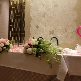 新郎新婦の席です