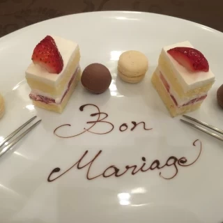 試食会のデザート