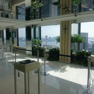 外の景色が素敵です！