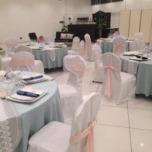 サムシングブルーのテーブルクロス|457441さんのWedding for Reception Vellugue ヴェルージュの写真(423057)