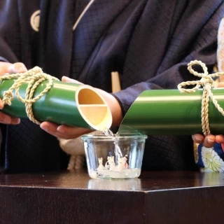和装挙式ならではのお水合わせ