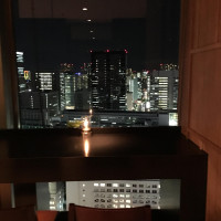 披露宴会場からの夜景