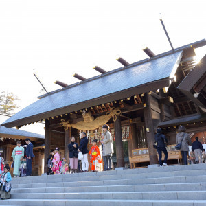 挙式前、10月は七五三で賑わっていました。|458885さんの北海道神宮の写真(550924)