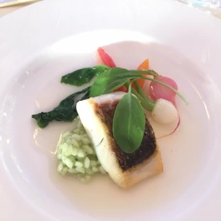 メインのお魚料理
